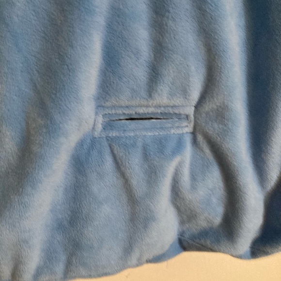 🌞NWOT Carter’s blue Velour Hooded Snowsuit C - Picture 8 of 10